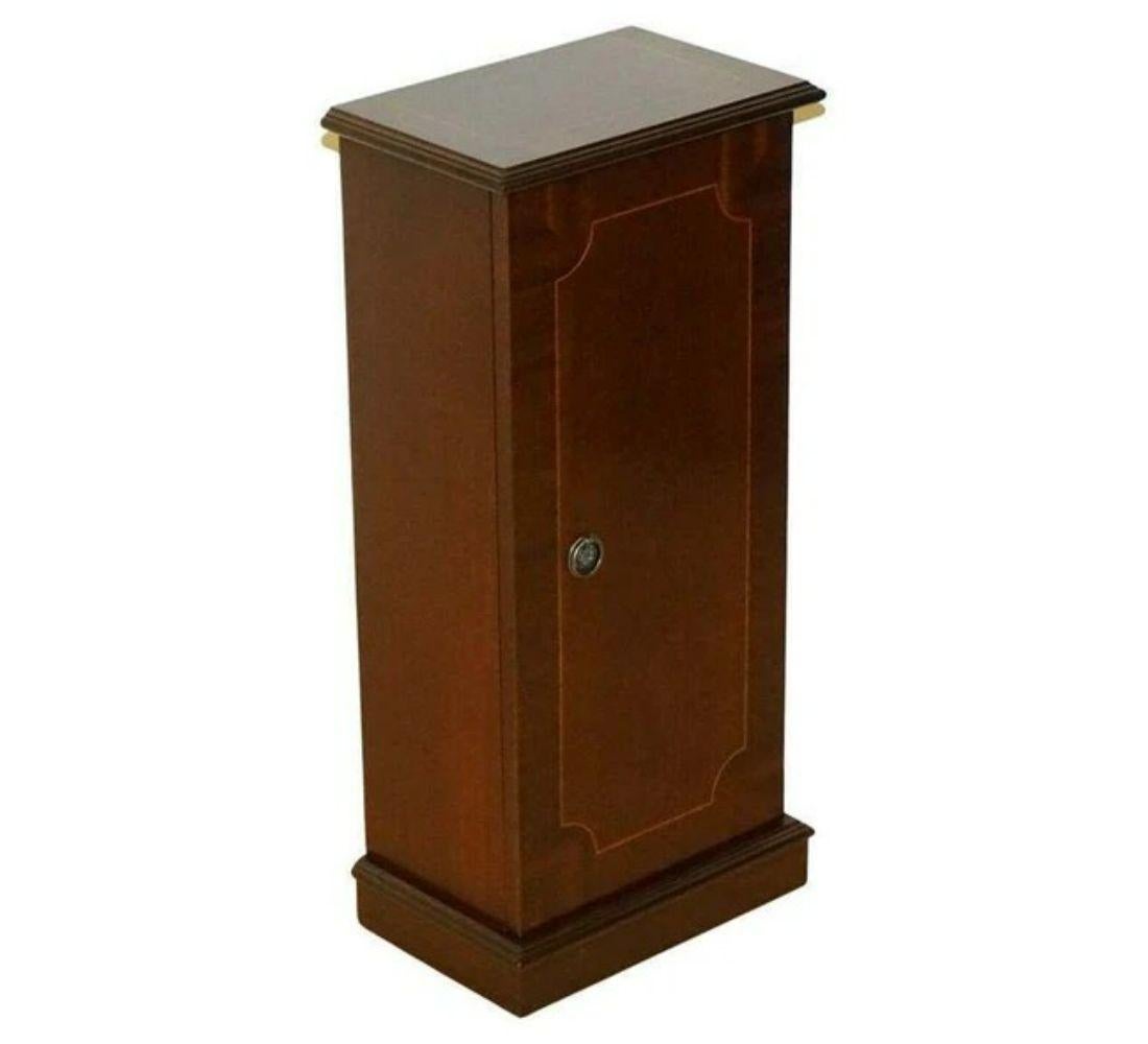 Regency Style CD Stand Side Table Inlaid Top For Sale