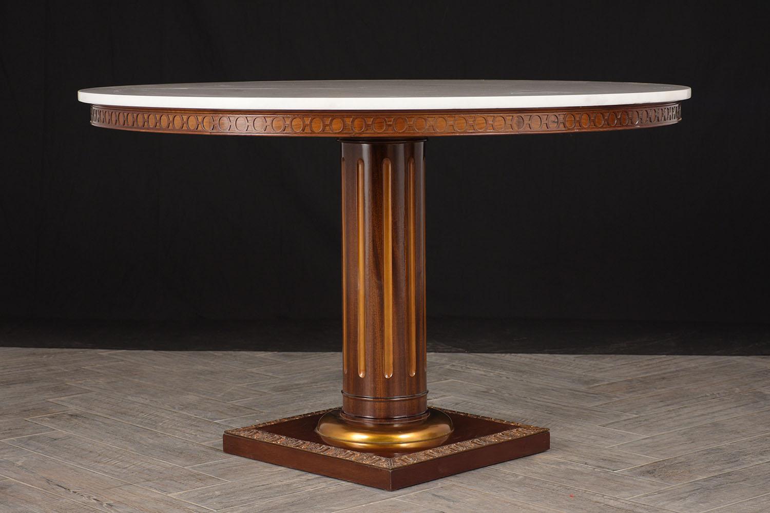 Regency Style Center Table, circa 1950s In Excellent Condition In Los Angeles, CA