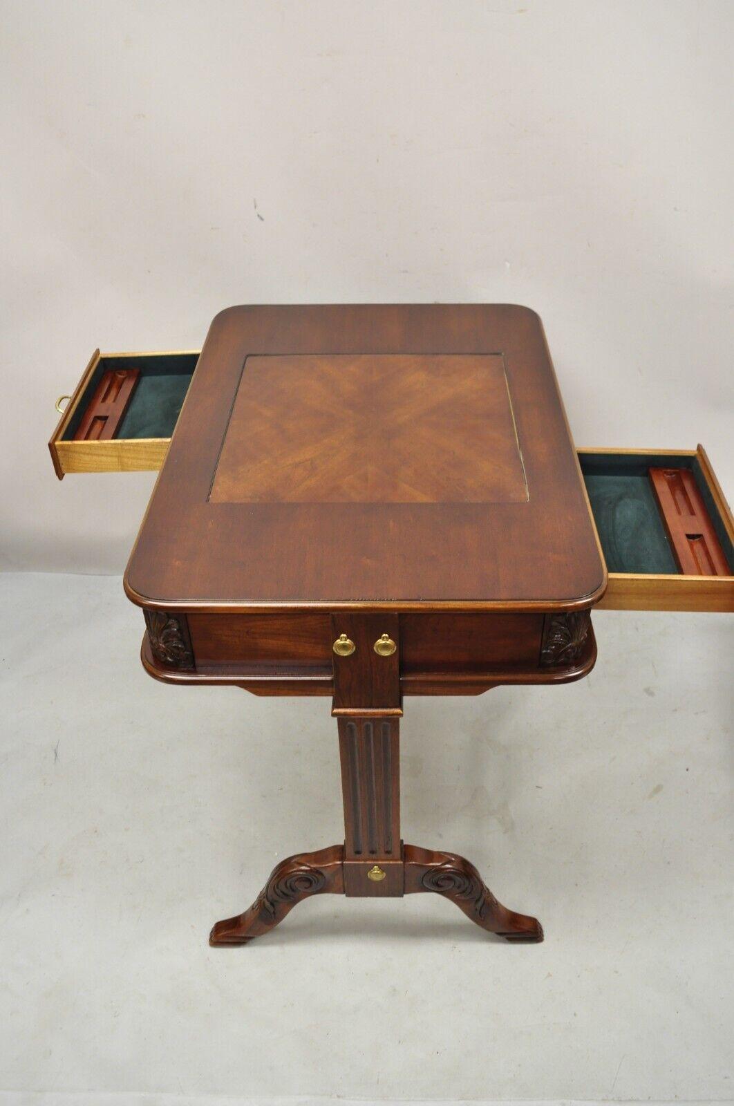 Regency Style Cherry Wood Game Table with Flip Top by Butler Specialty 2