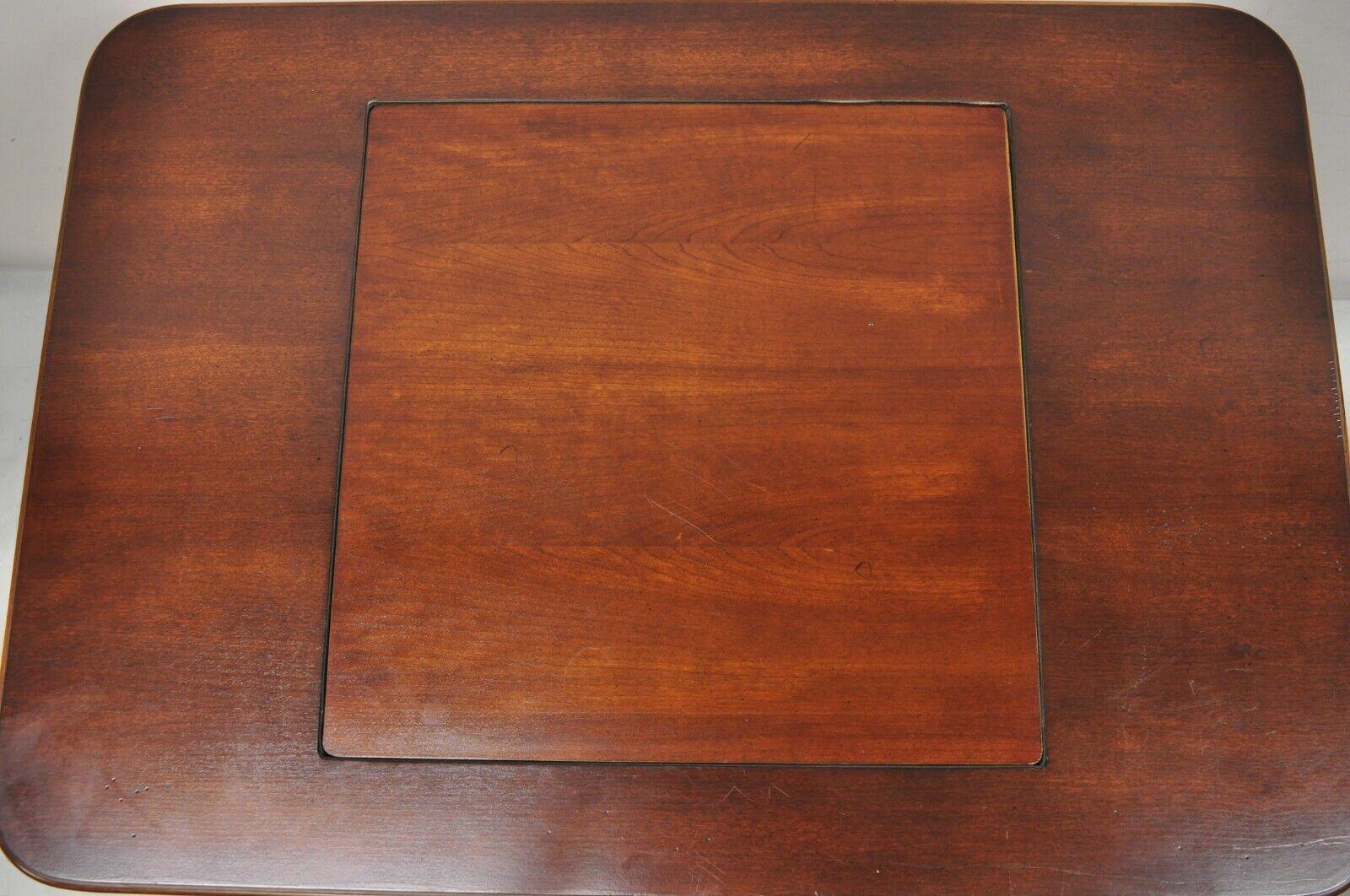 Regency Style Cherry Wood Game Table with Flip Top by Butler Specialty 3