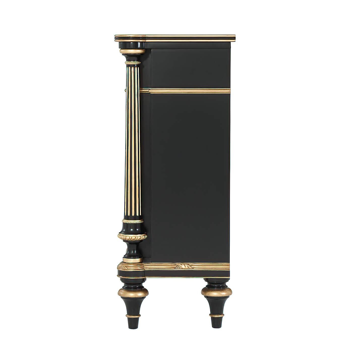 Contemporary Regency Style Chinoiserie Cabinet For Sale