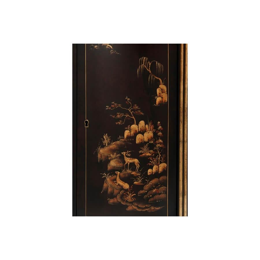 Contemporary Regency Style Chinoiserie Cabinet For Sale