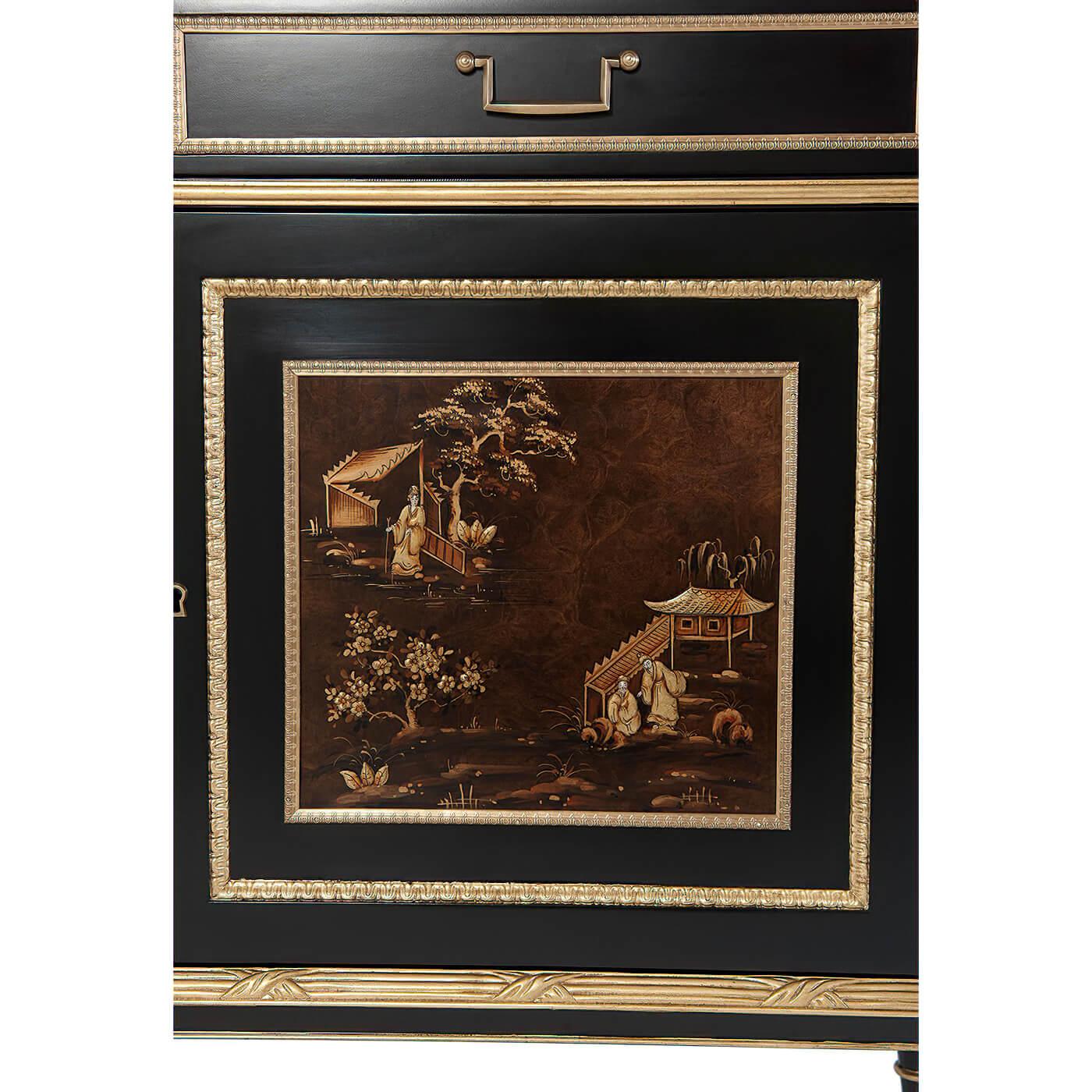 Regency Style Chinoiserie Cabinet For Sale 2