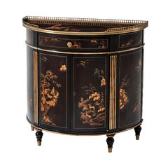 Antique Regency Style Chinoiserie Cabinet
