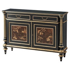 Regency Style Chinoiserie Cabinet