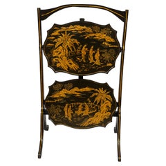 Used Regency Style Chinoiserie Folding Table