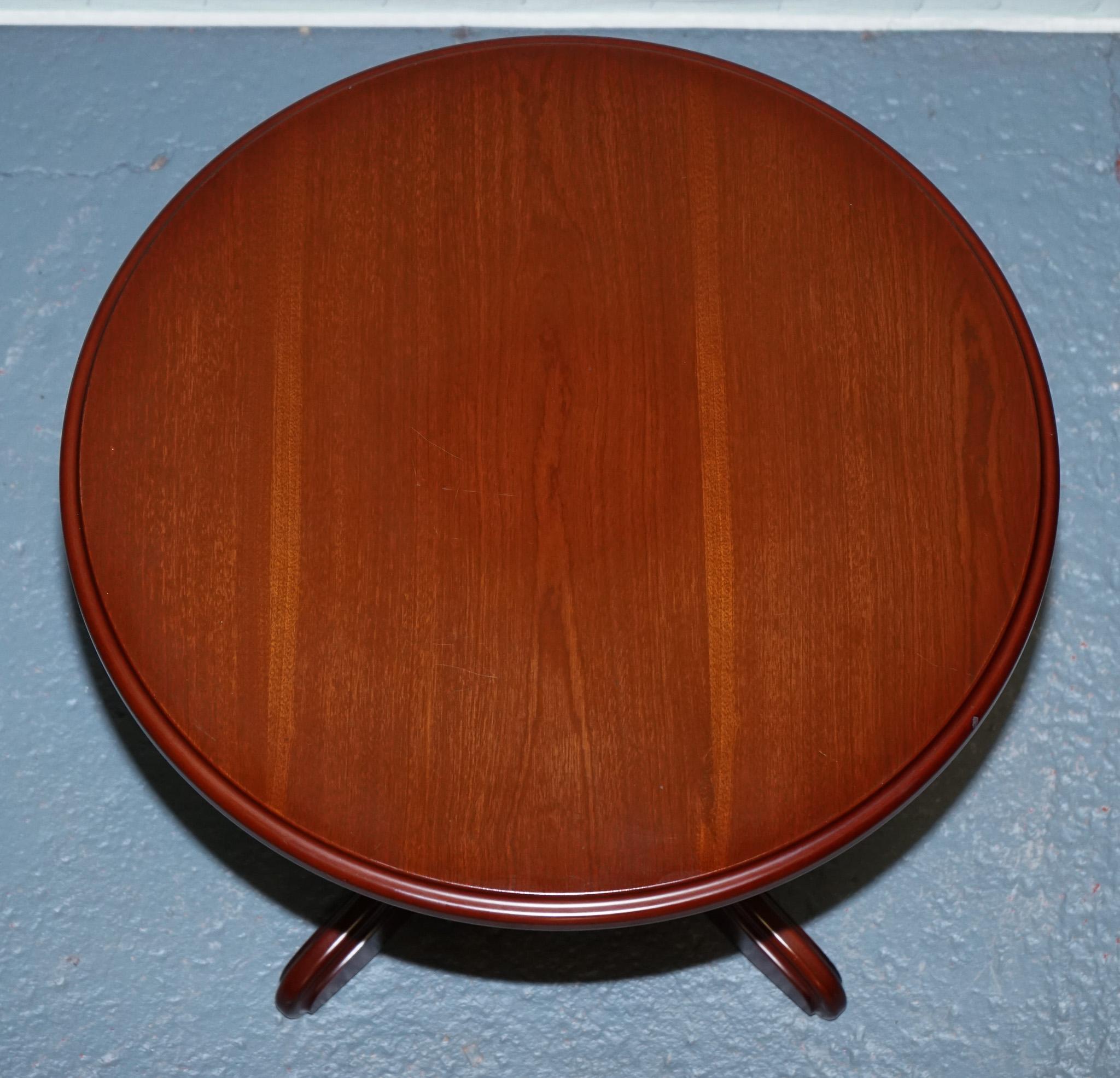 20th Century REGENCY STYLE CLASSIC ROUND SiDE TABLE PLANT TABLE For Sale