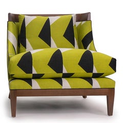 Regency Style Club Chair in Walnut with Oil Finish