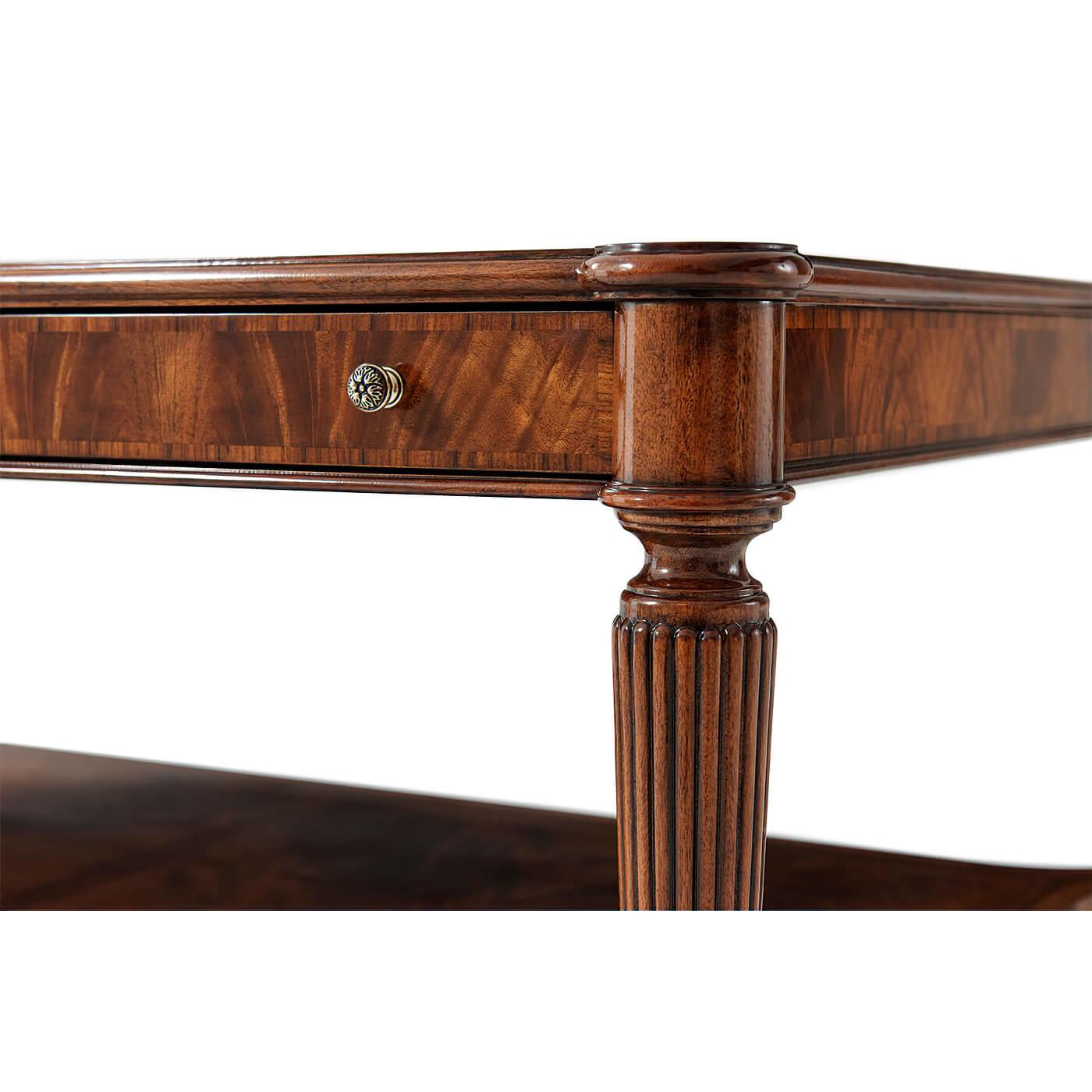 Contemporary Regency Style Cocktail Table For Sale
