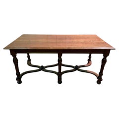 Regency style coffee table in solid cherry wood