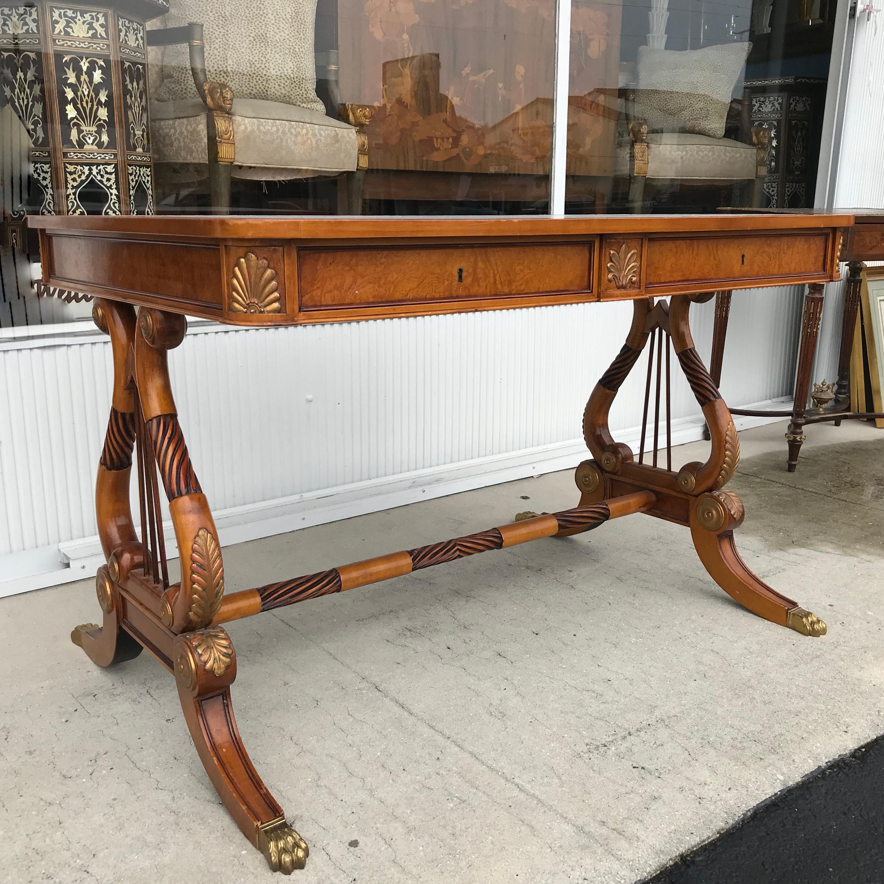 Regency Style Continental Desk In Good Condition In West Palm Beach, FL