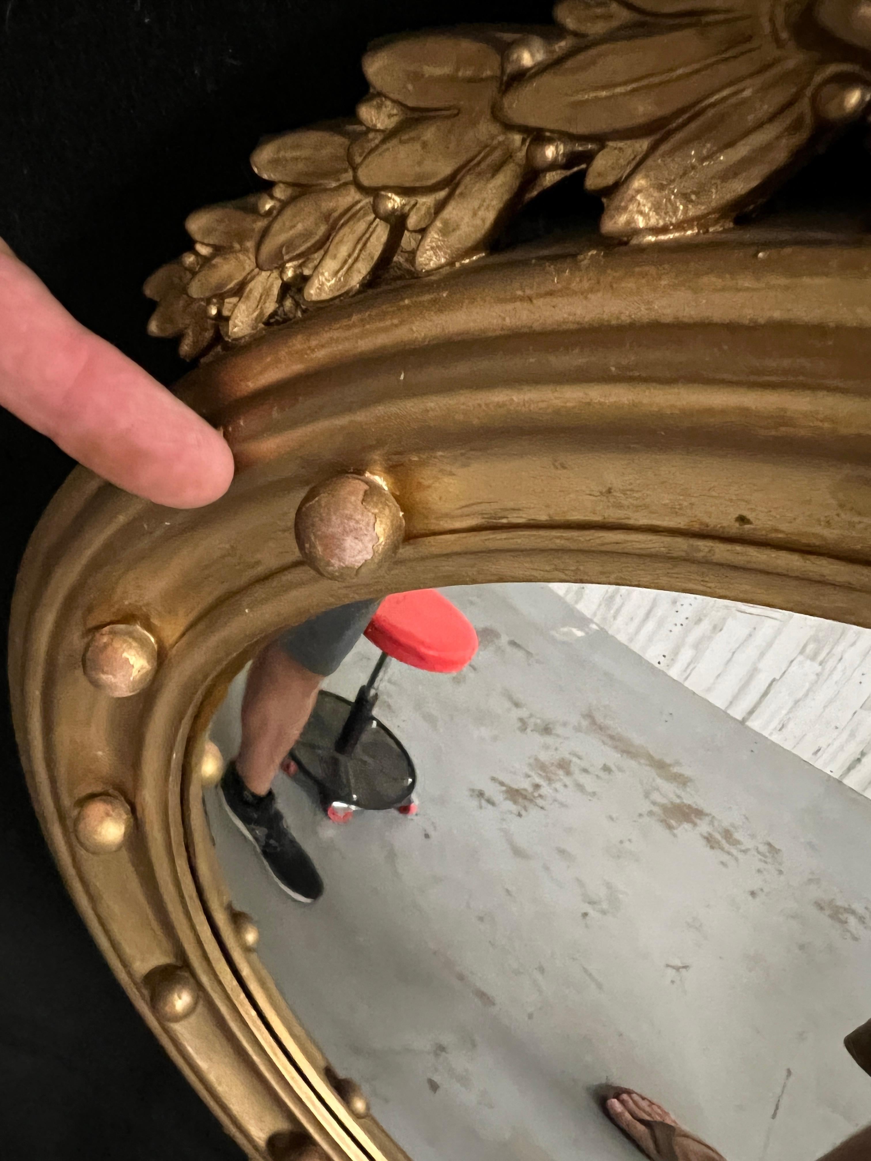 Regency style convex Mirror For Sale 8