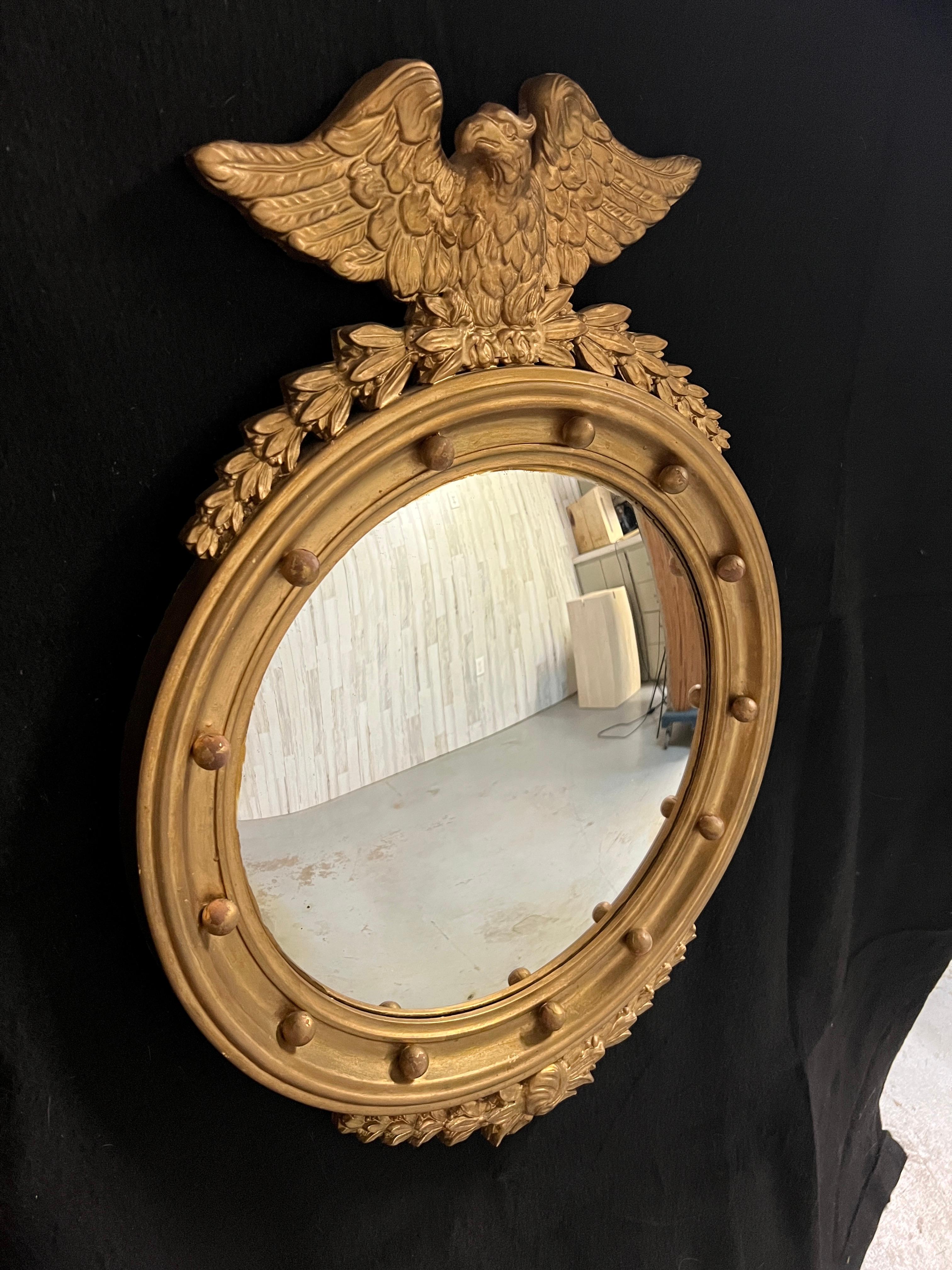 Konvexe Regency-Spiegel im Regency-Stil (20. Jahrhundert) im Angebot