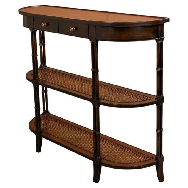 Style Console English Regency Style Two Tier Console Speckled by Ira Yeager For Sale ...