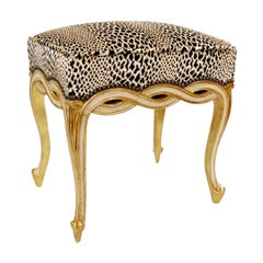 Regency Style Designer Taboret Bench by Randy Esada