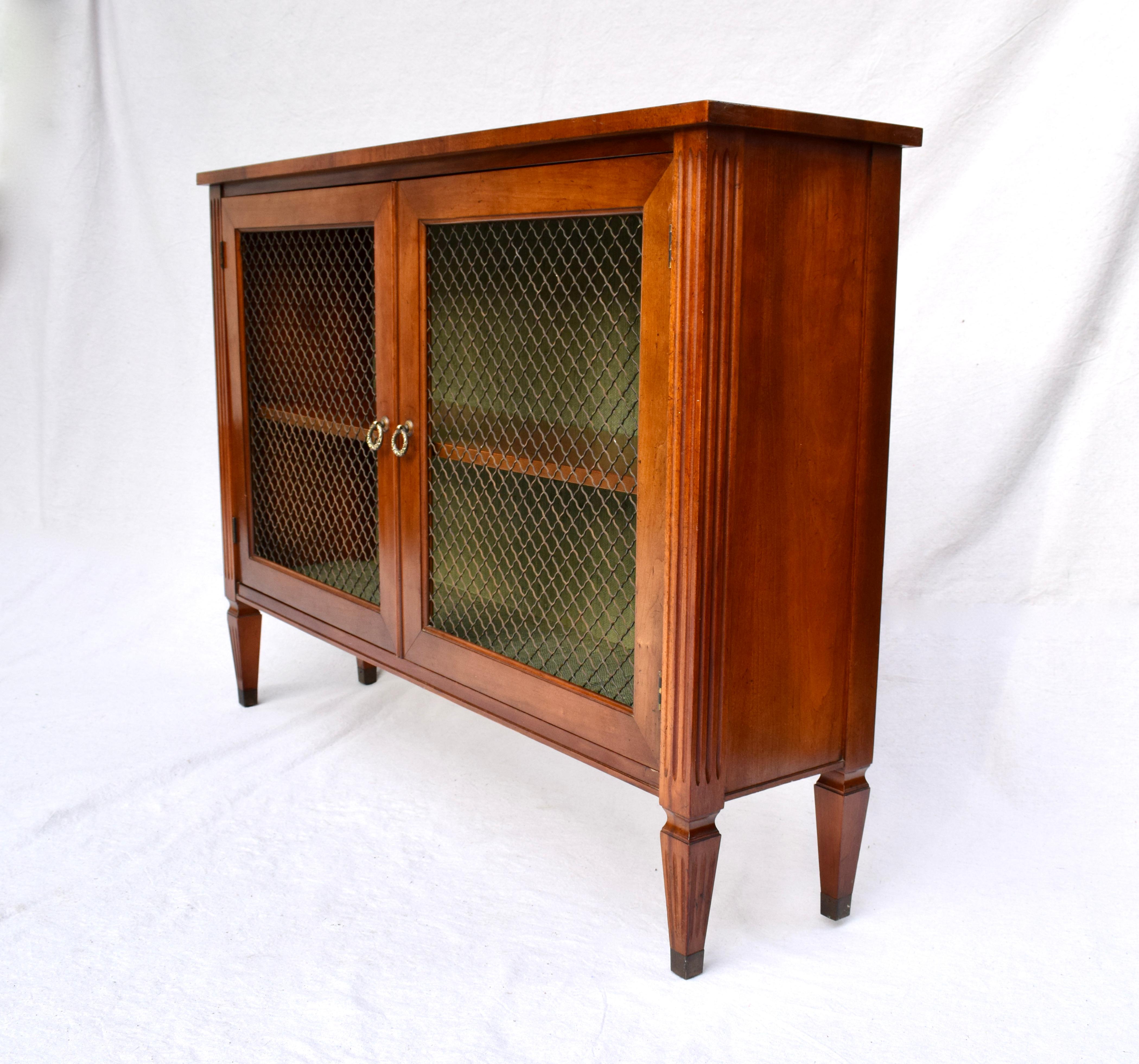 Regency Style Display Cabinet Bookcase or Console Case 5