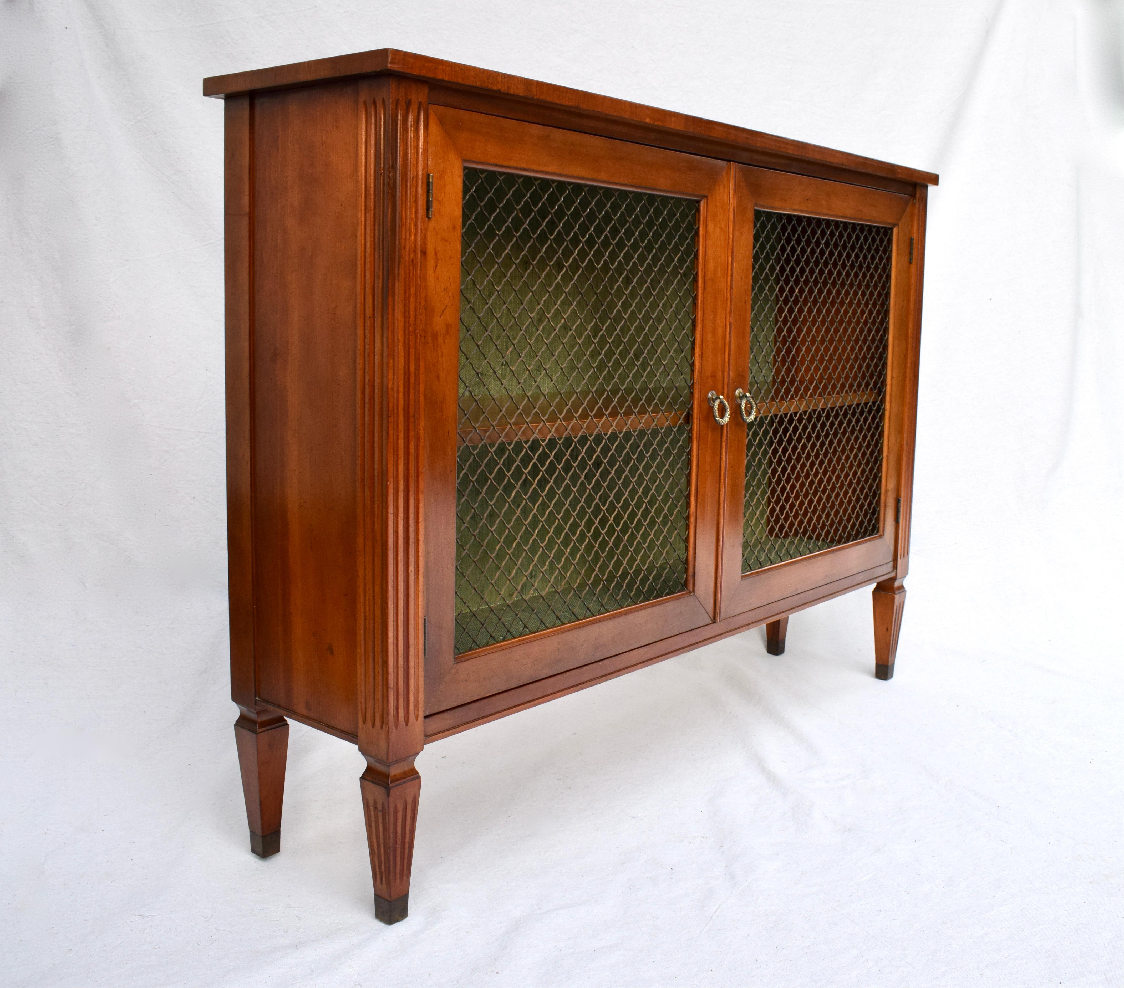 Regency Style Display Cabinet Bookcase or Console Case In Good Condition In Southampton, NJ