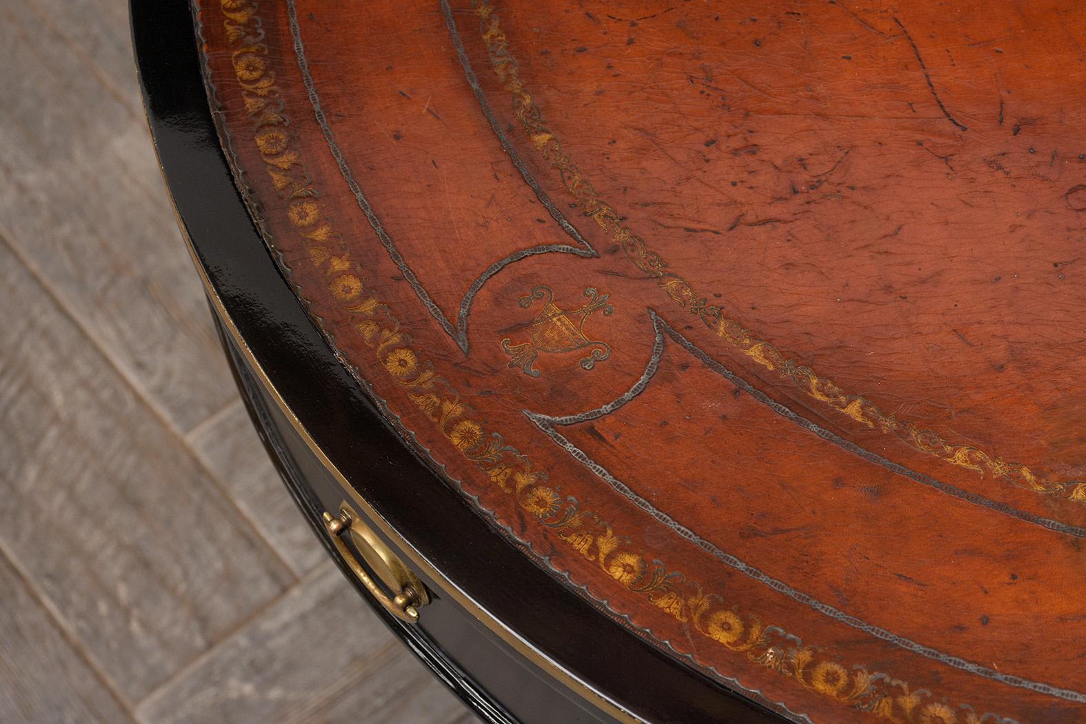 Regency Style Ebonized Center Table 1