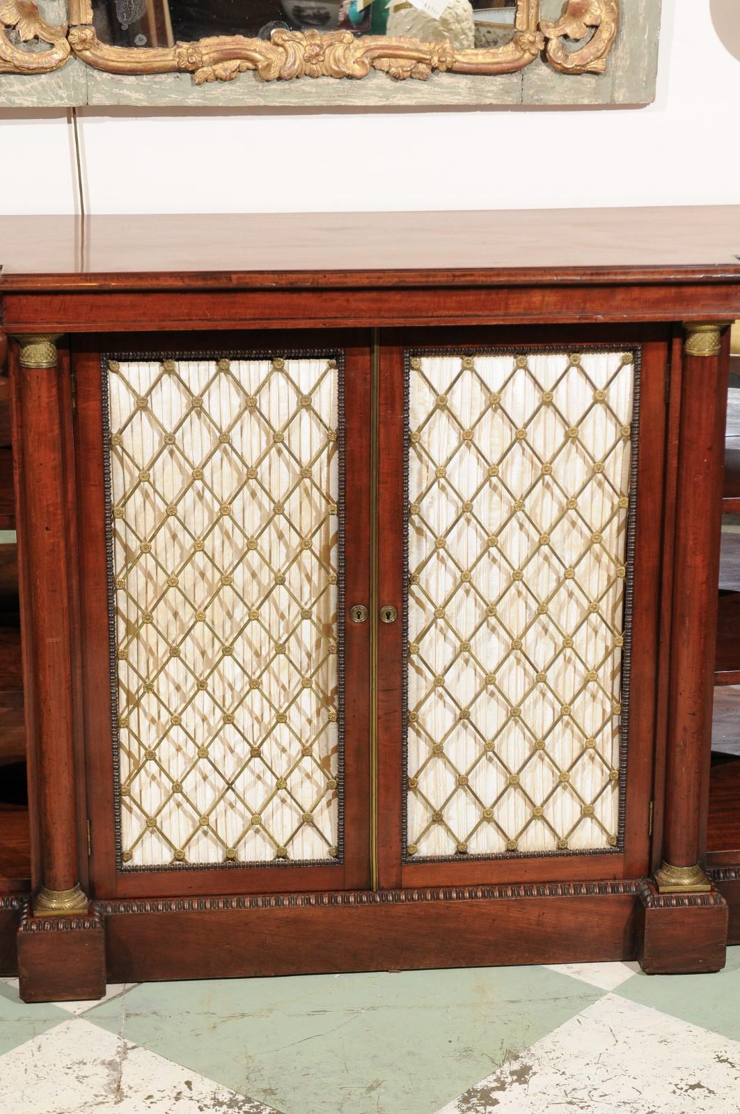 Regency Style English Mahogany Server/Cabinet, Mid-19th Century 1