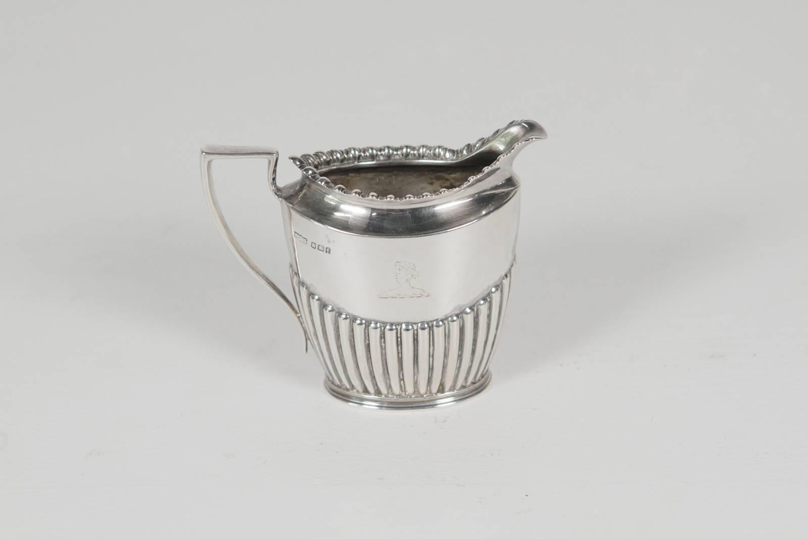 Regency Style English Sterling Four-Piece Tea and Coffee Service 4