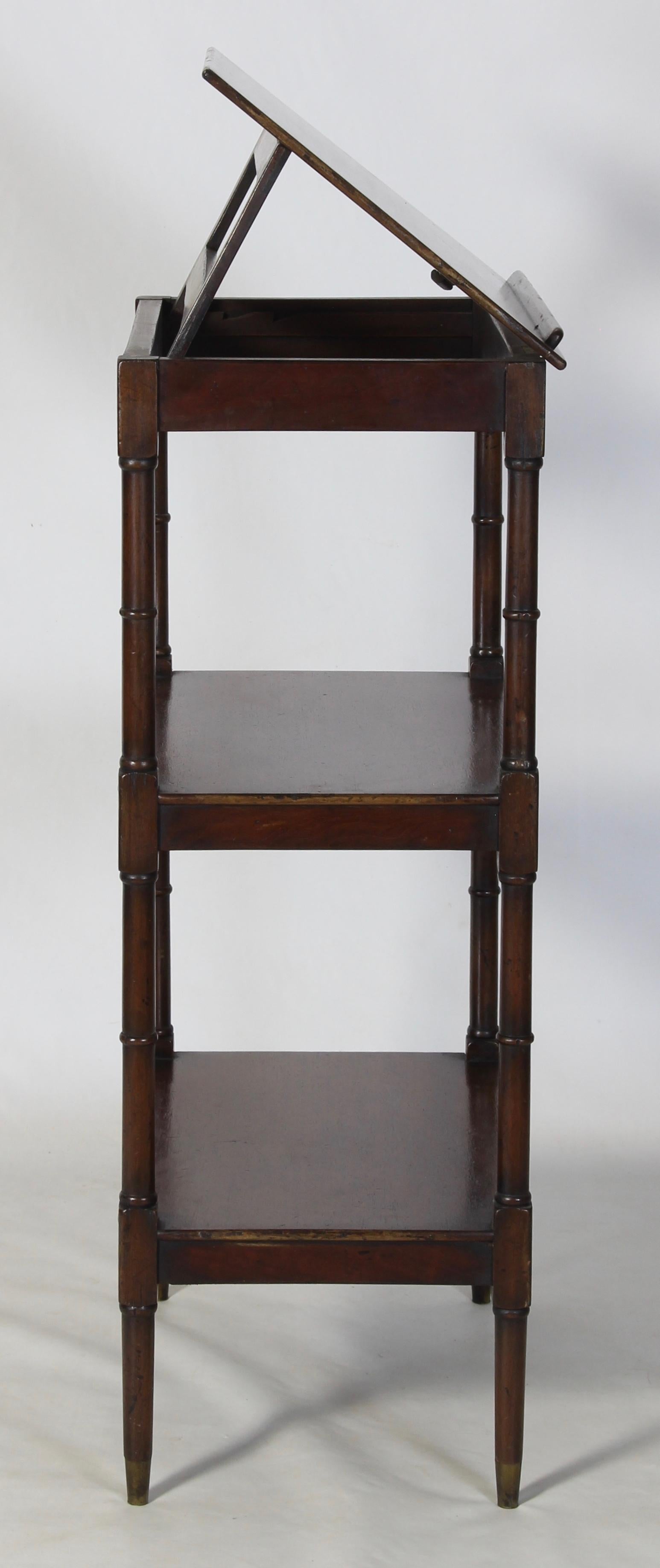 Mahogany Regency Style Étagère Bookstand