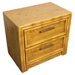 Table d'appoint en faux bambou de style Regency par Lea Furniture