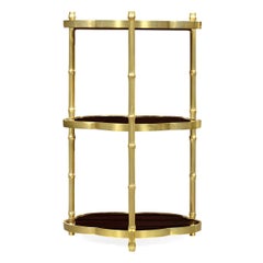 Regency Style Faux Bamboo Étagère