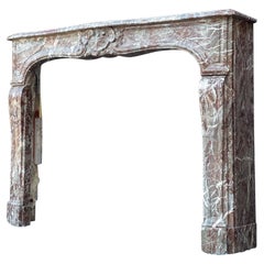 Regency Style Fireplace In Rance Marble Circa 1880
