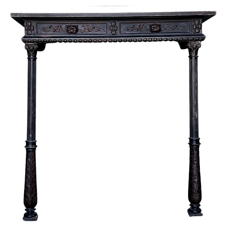 Regency Style Fireplace Mantel and Columns For Sale at 1stDibs