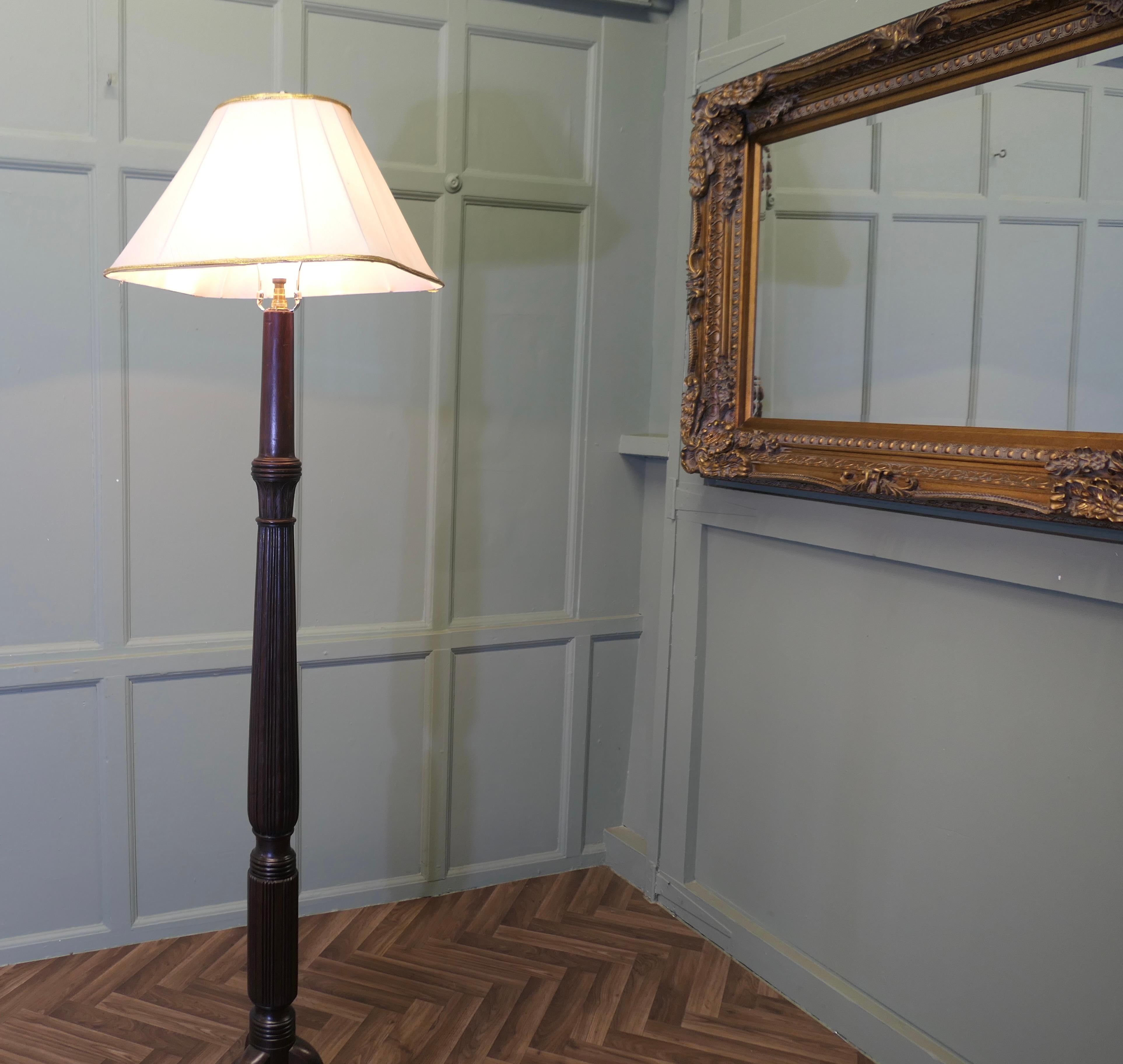 XIX secolo Lampada da terra in stile Regency, lampada standard in vendita