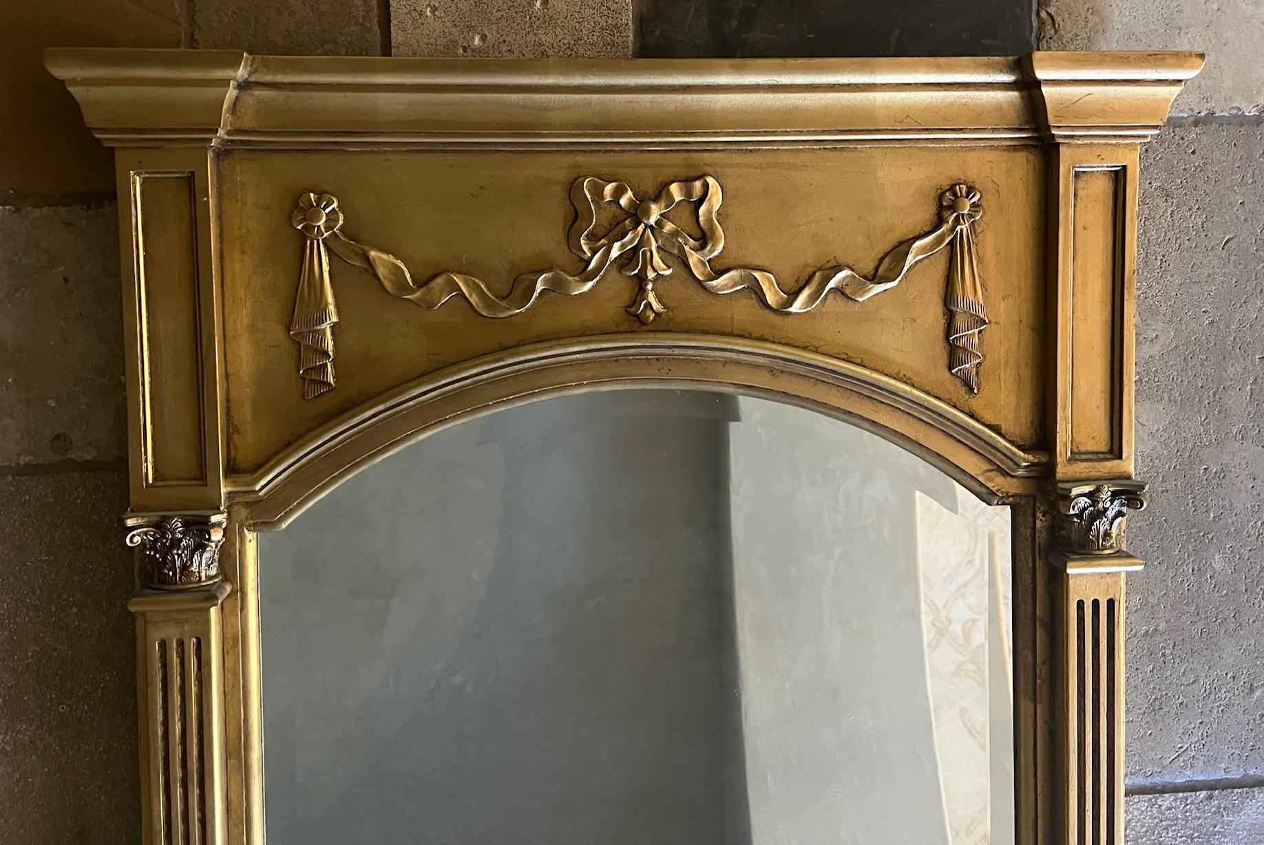 Miroir en bois doré Trumeau de style Régence, c.I.C. en vente 5
