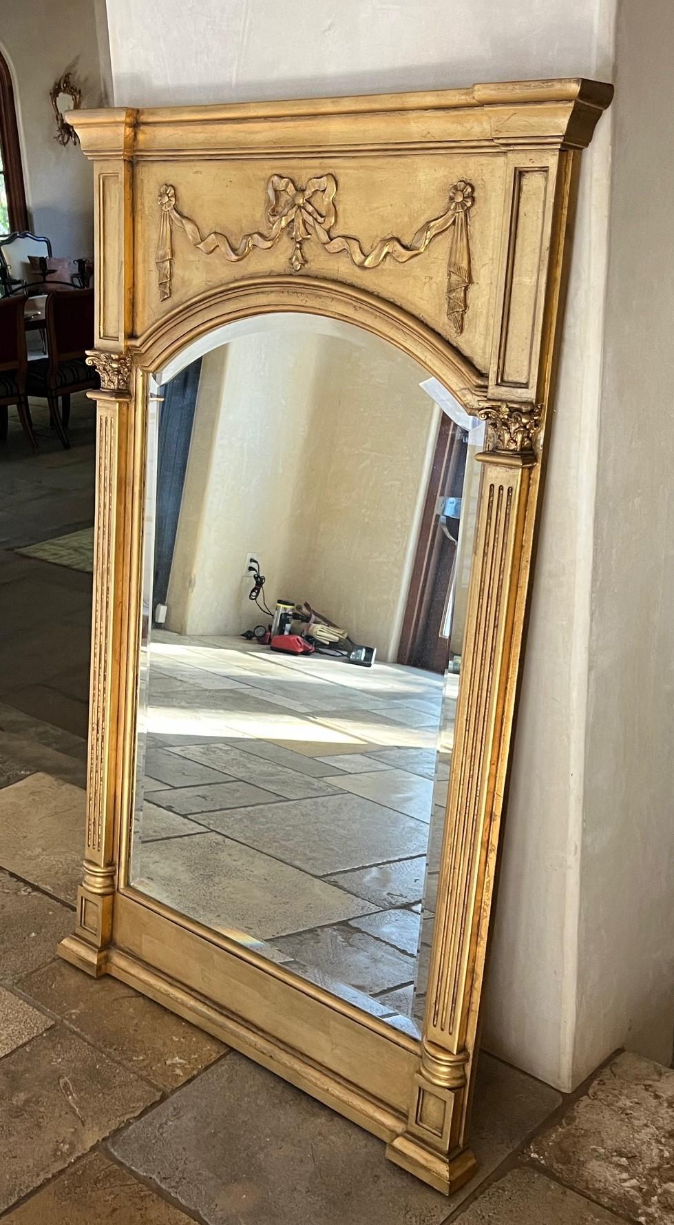Miroir en bois doré Trumeau de style Régence, c.I.C. en vente 8