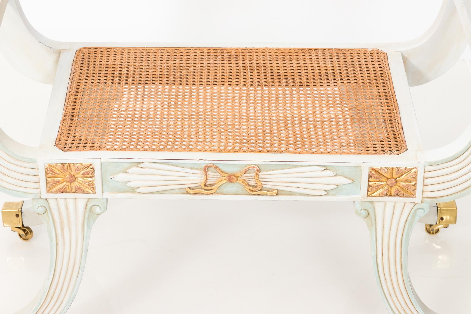 Regency Style Gilded Benches 4