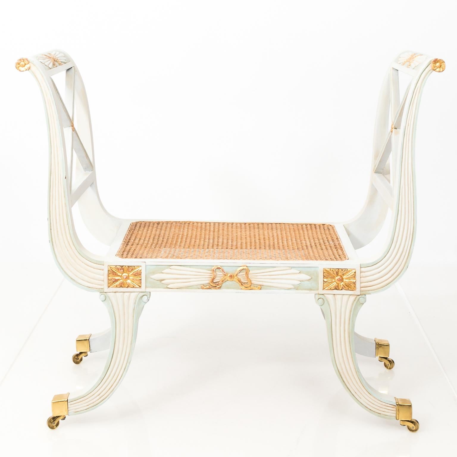 Regency Style Gilded Benches 7