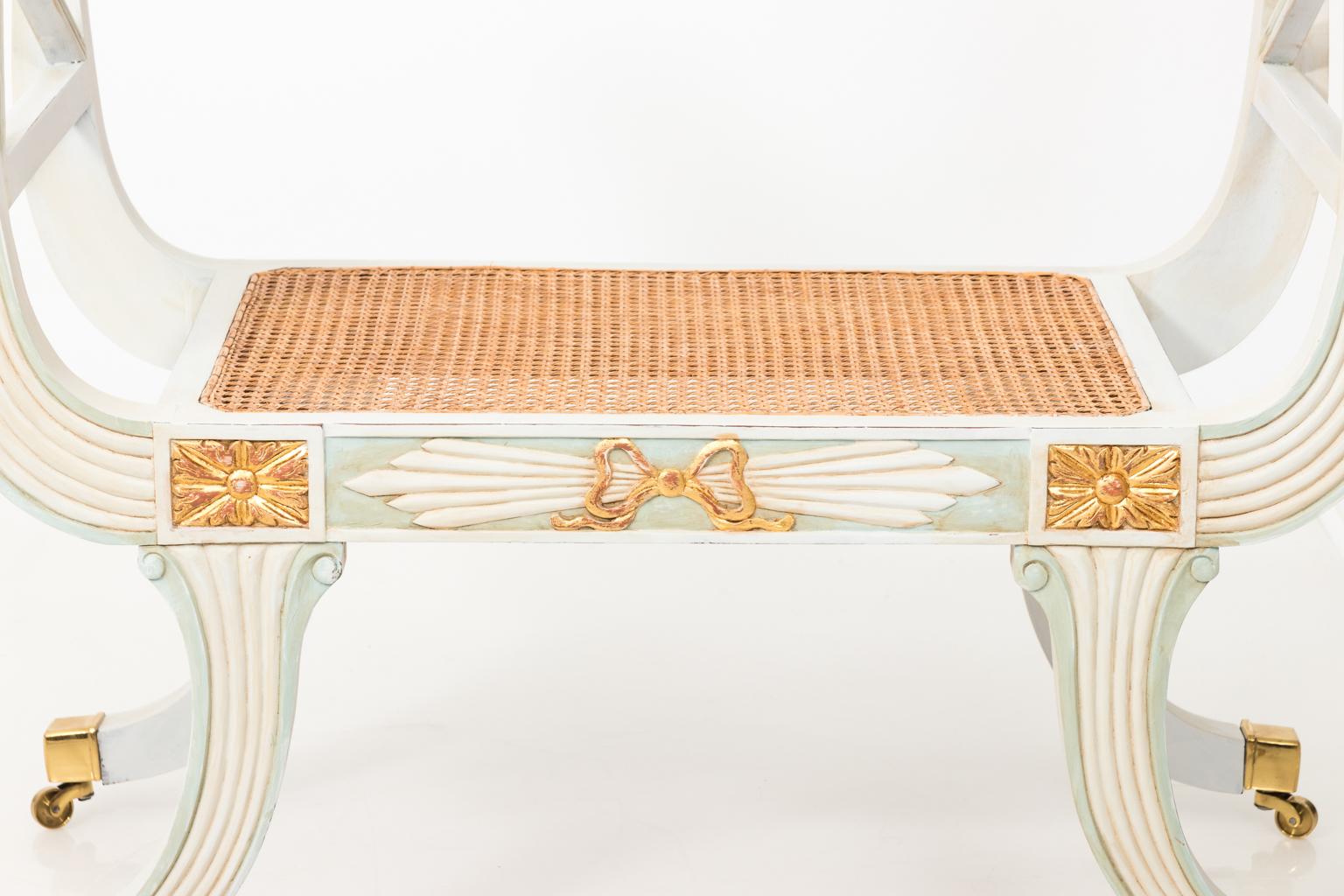 Regency Style Gilded Benches 8