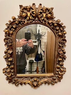Regency Style Gilt Cherub Mirror