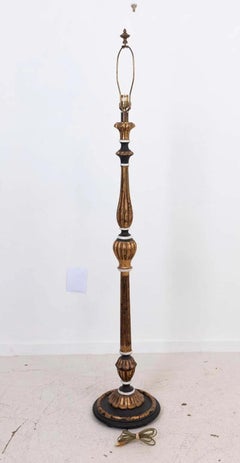 Regency Style Gilt Floor Lamp