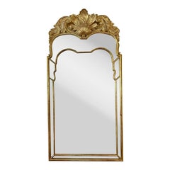 Vintage Regency Style Giltwood Rococo Mirror by Villa Melrose