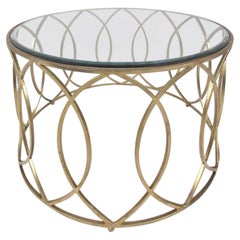 Regency Style Gold Color Coffee Table