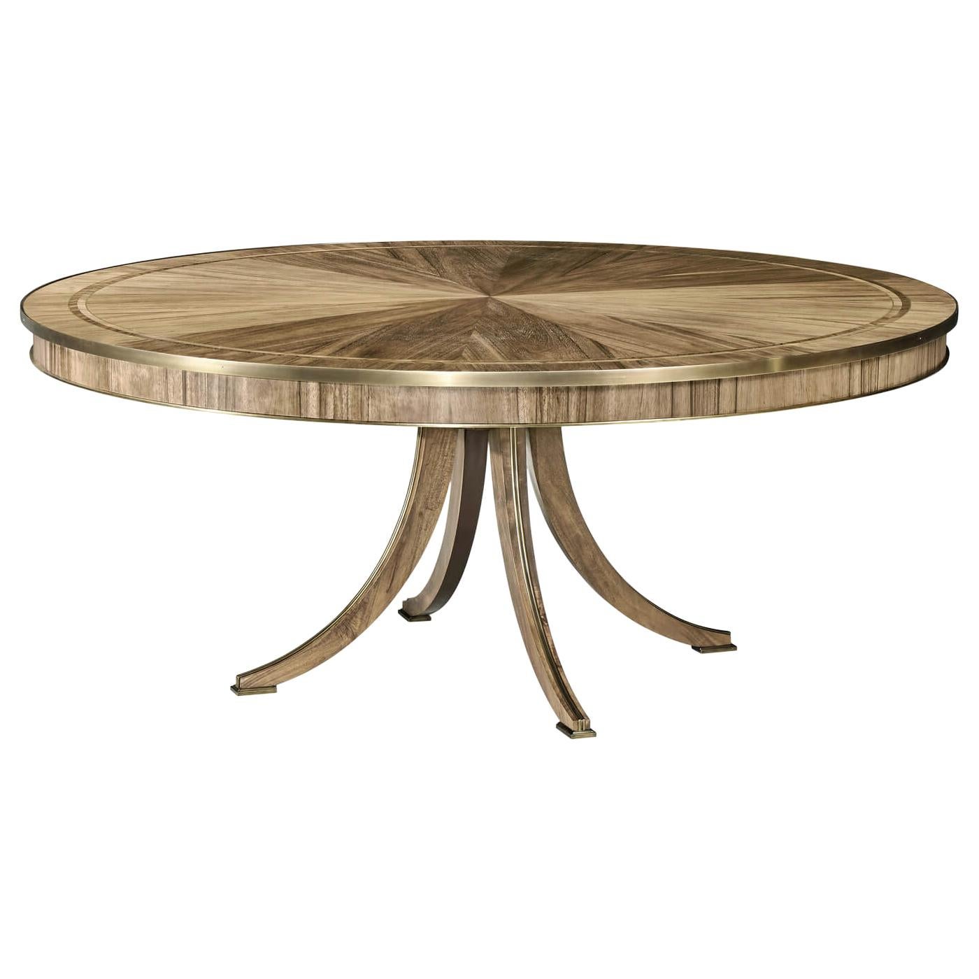 Regency Style Golden Dining Table For Sale
