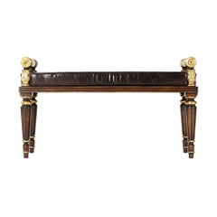 Regency Style Hall Bench