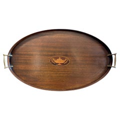 Regency-Style Inlaid Butler's Tray