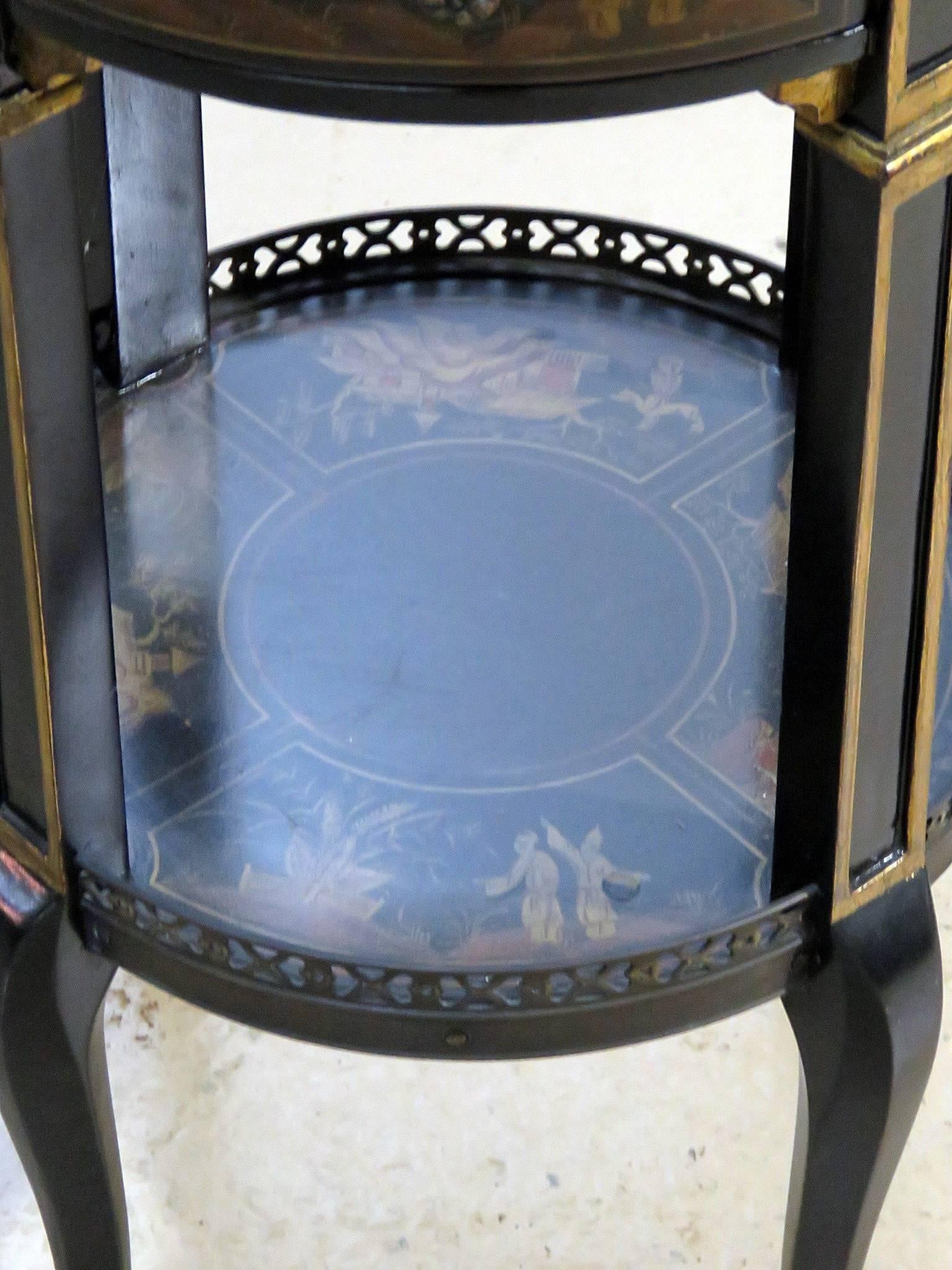 Regency Style Inlaid Gueridon In Good Condition In Swedesboro, NJ