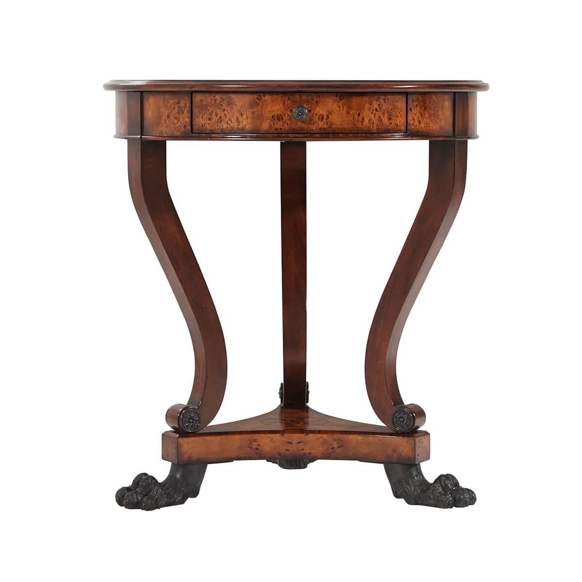 Vietnamese Regency Style Inlaid Side Table For Sale