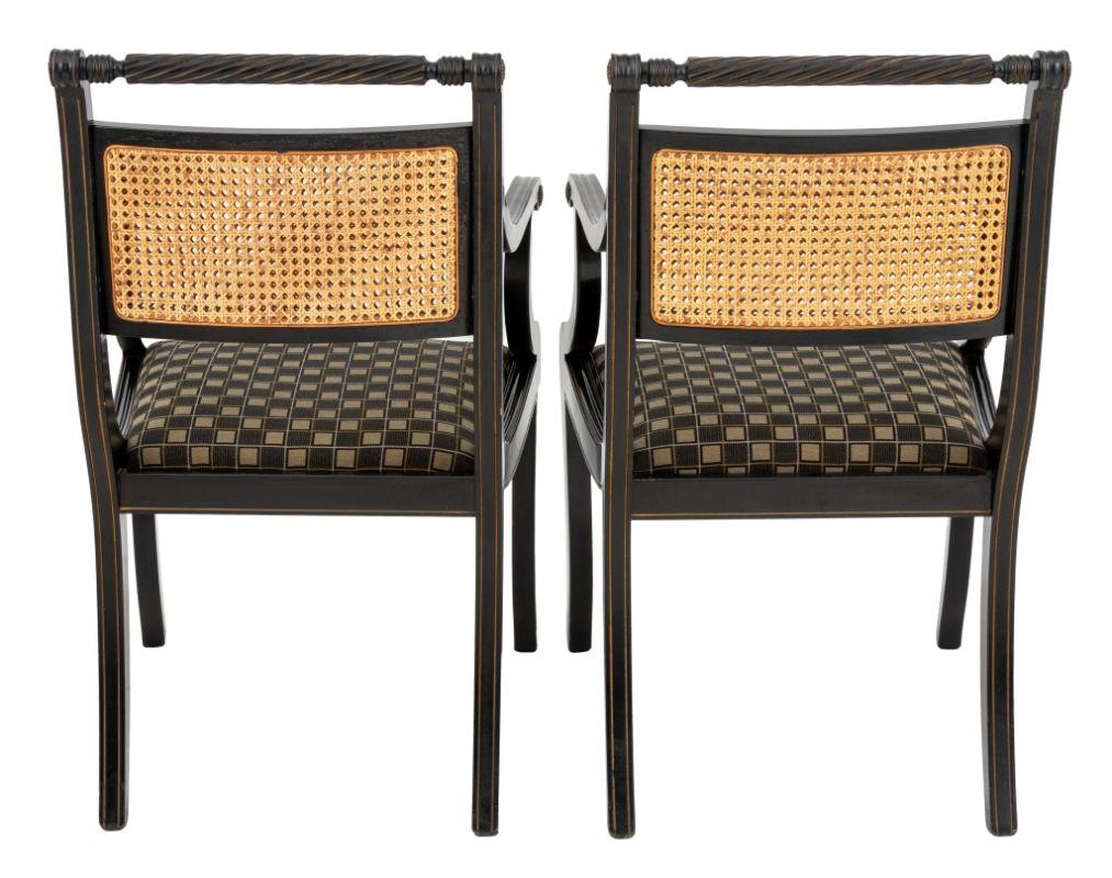 Regency Style Italian Dining Chairs, 6 4