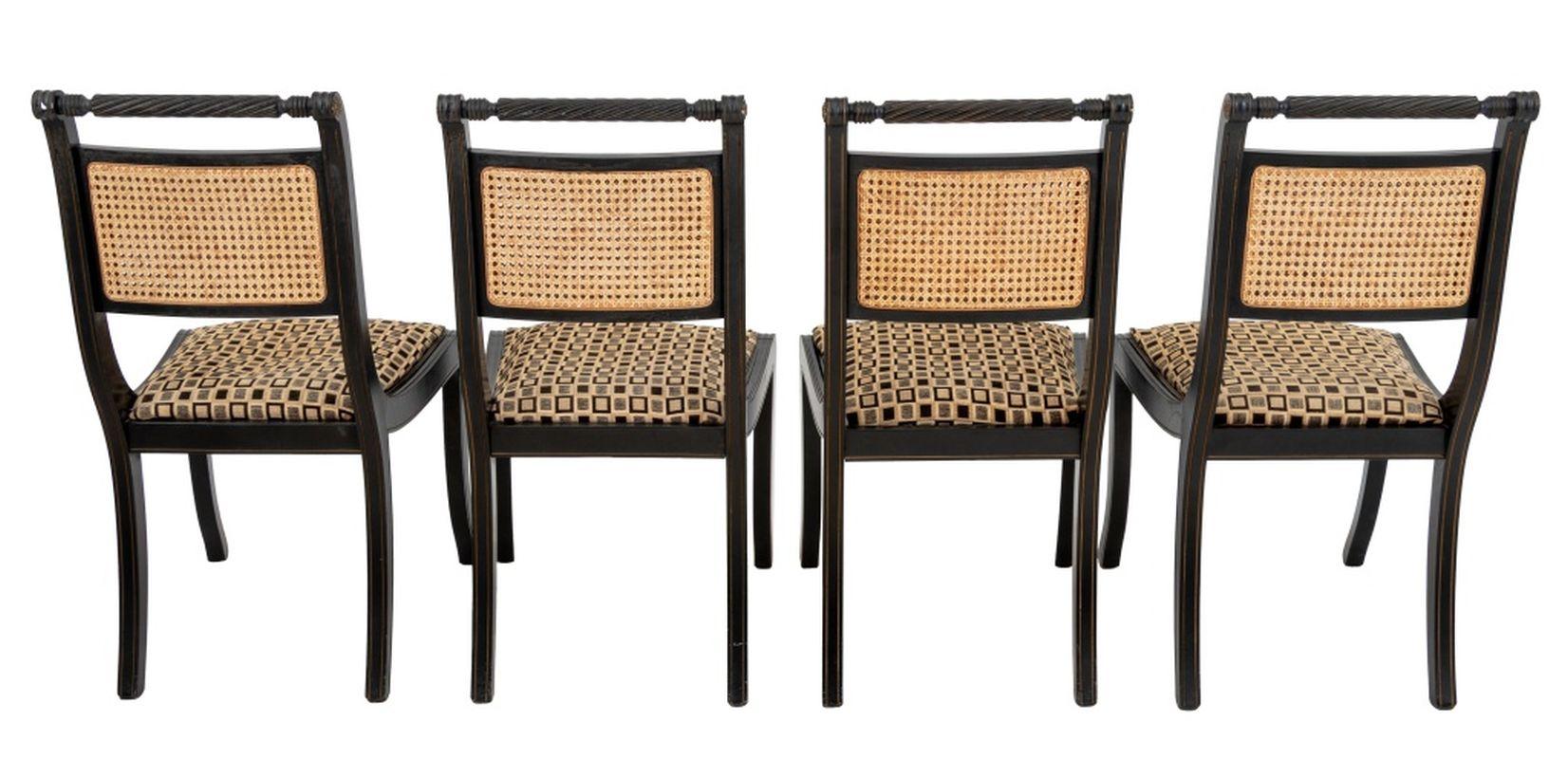 20th Century Regency Style Italian Dining Chairs, 6