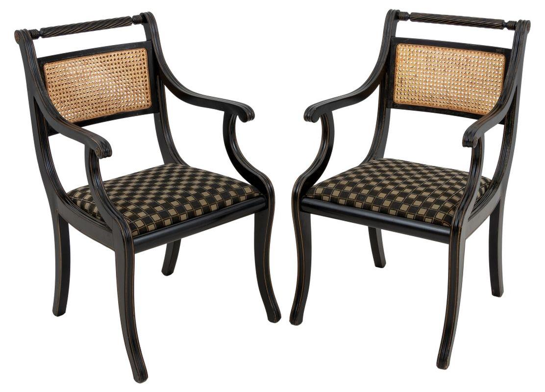 Regency Style Italian Dining Chairs, 6 1