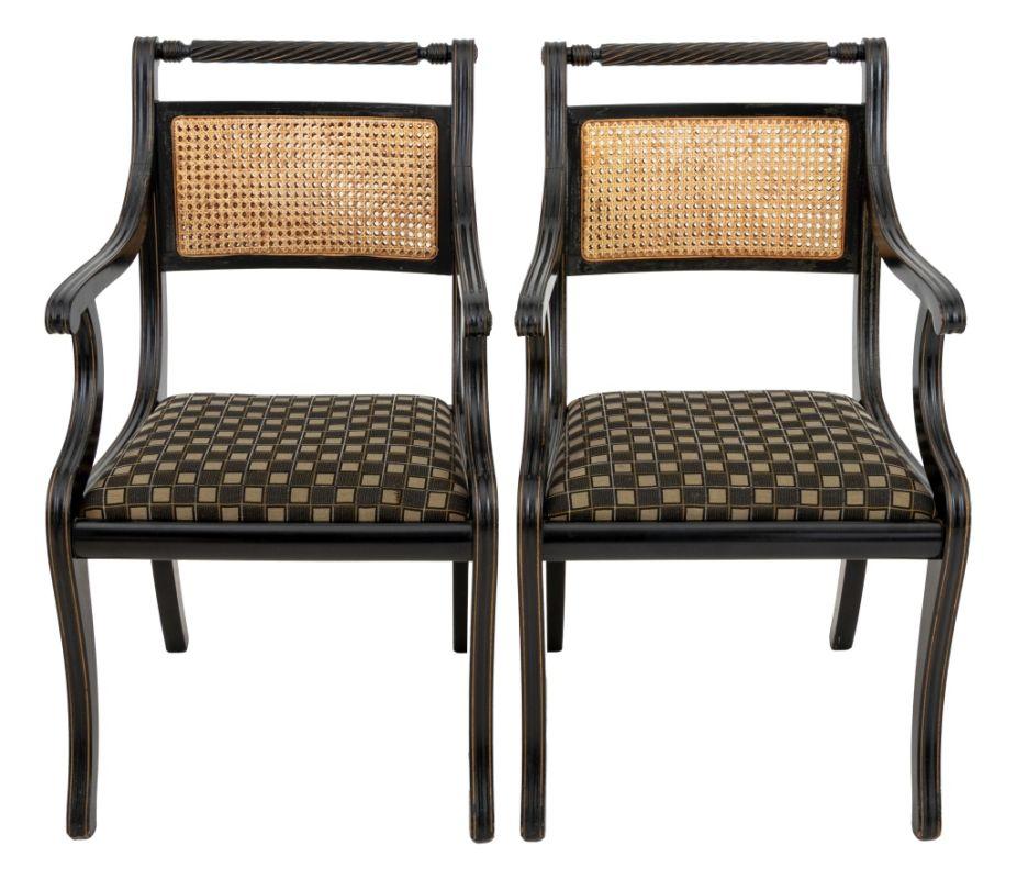Regency Style Italian Dining Chairs, 6 2