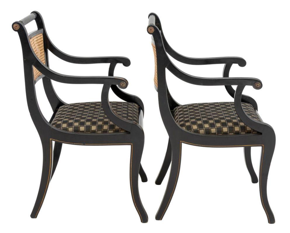 Regency Style Italian Dining Chairs, 6 3