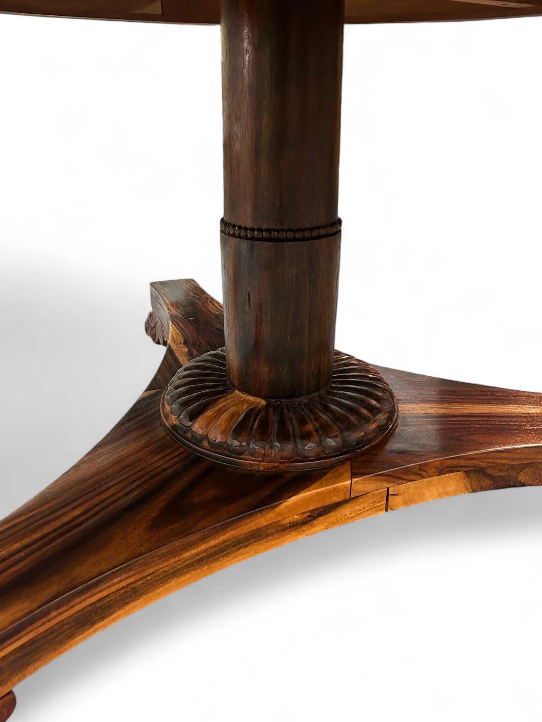 Regency style Italian Made Center table In Good Condition For Sale In Nashville, TN